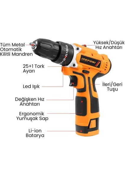 58VOLT 12 Ah Otomatik Korumalı Çelik Şanzuman 2 Akülü Matkap Akülü Vidalama Şarjlı Matkap fiyatları