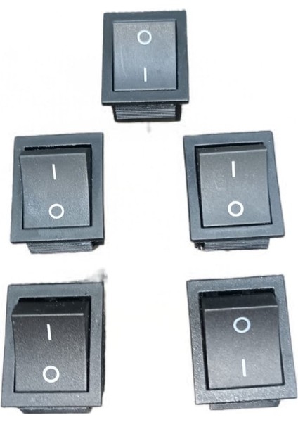 Genel Markalar Geniş Işıksız 6p On-Off Anahtar (IC-107) 10 Adet