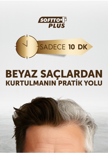 Beyaz Saçlara Elveda! Brown Hair Şampuan 350ML – Hızlı ve Etkili Koyu Kestane