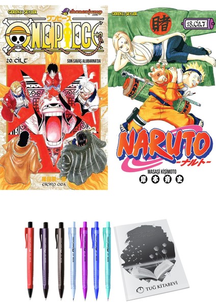 One Piece 20 ve Naruto 18 2li Set
