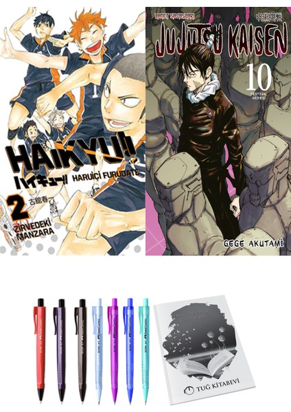 Haikyu!! 2 ve Jujutsu Kaisen 10 2li Set