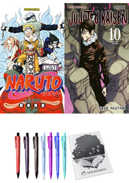 Naruto 5 ve Jujutsu Kaisen 10 2li Set
