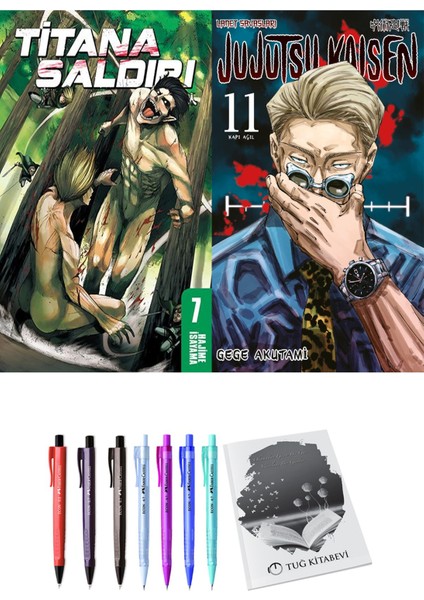 Titana Saldırı 7 ve Jujutsu Kaisen 11 2li Set