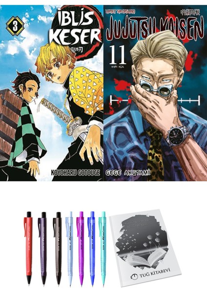 İblis Keser 3 ve Jujutsu Kaisen 11 2li Set