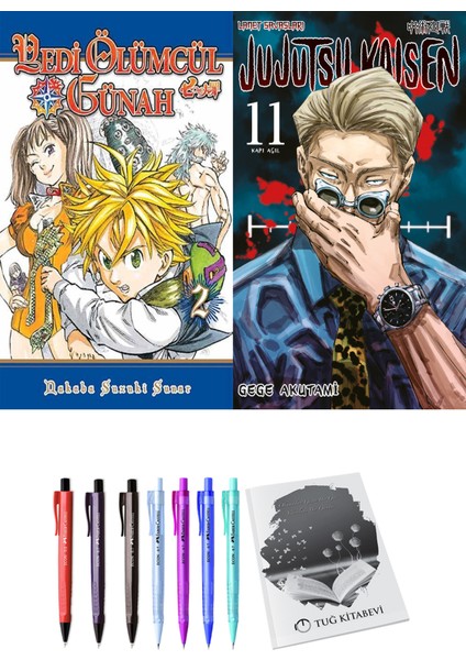Yedi Ölümcül Günah 2 ve Jujutsu Kaisen 11 2li Set