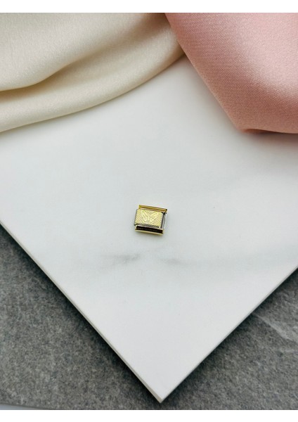 Gold Kelebek Detaylı Italyan Çelik Charm fiyatları