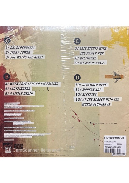 Matthew Sweet – Modern Art Double LP Plak