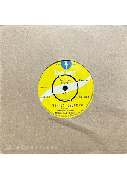 Modern Folk Üçlüsü - Sarhoş Oğlan 45'lik Plak