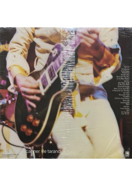 Peter Frampton – Comes Alive Double LP Plak