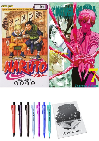 Naruto 16 ve Chainsawman 7 2li Set
