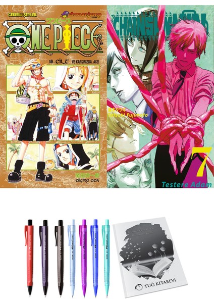 One Piece 18 ve Chainsawman 7 2li Set