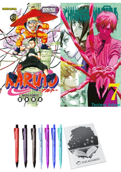 Naruto 12 ve Chainsawman 7 2li Set