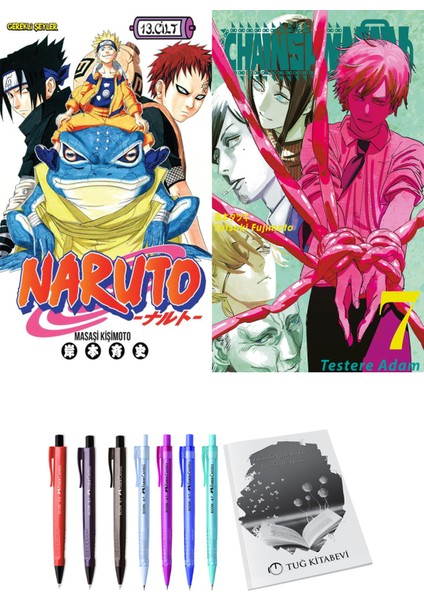 Naruto 13 ve Chainsawman 7 2li Set