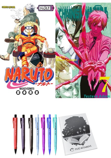 Naruto 14 ve Chainsawman 7 2li Set