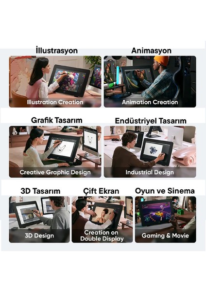 Artist 24 Pro Gen 2 Grafik Ekran Tablet 4K Ultravision 16K Basınç Dual X3 Styli