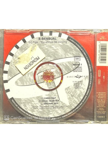E. Sensual B. G. Tips You Should Be Dancing Maxi Single CD fiyatları