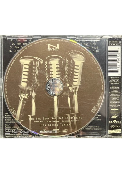 Nsync For The Girl Who Has Everything Maxi Single CD