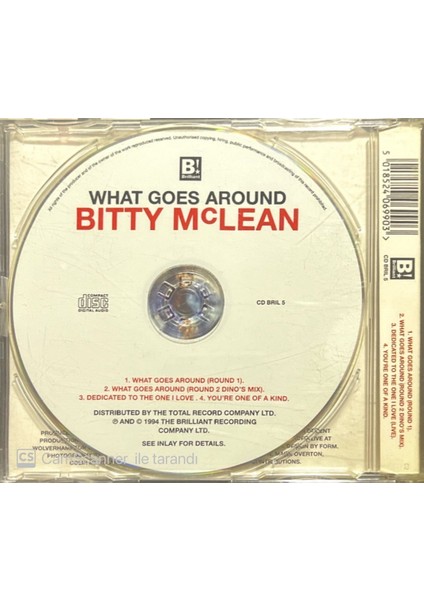 Bitty Mclean – What Goes Around Maxi Single CD