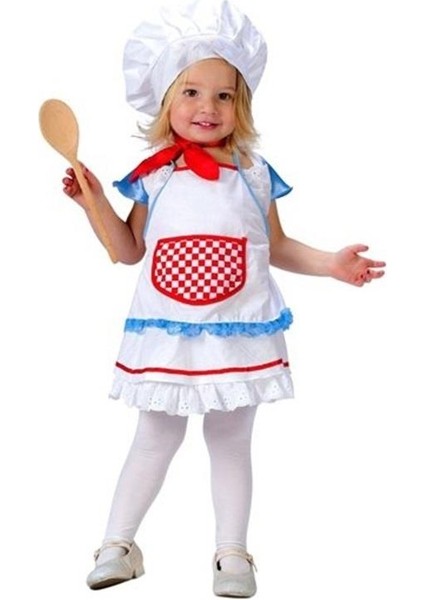 Kız Aşçı Kostümü