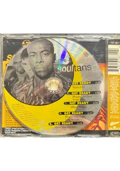 Soul Tans - Get Ready Maxi Single CD