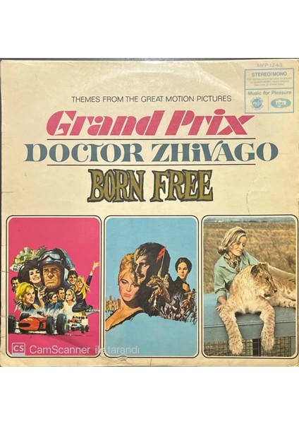 Grand Prix Doctor Zhivago Born Free LP Plak
