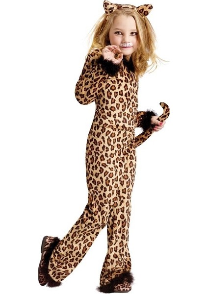 Leopar Kız Kostümü