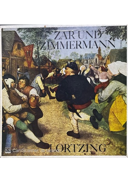 Lortzing Zarund – Zimmermann 3 LP Box Set Plak