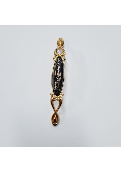 Miray 96 mm Metal Gold Siyah Desenli / 5 Adet modelleri