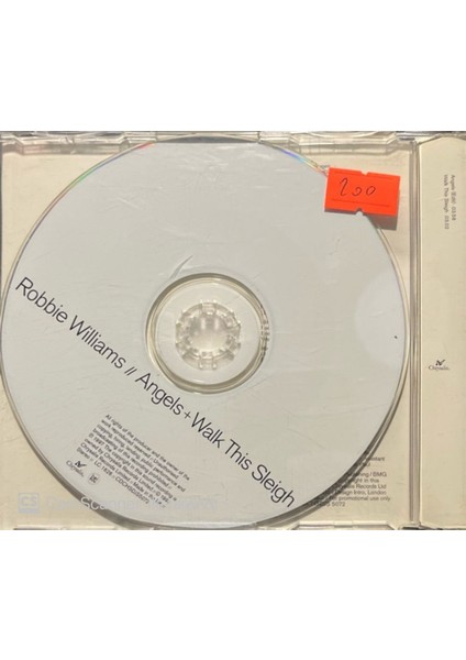 Robbie Williams – Angels – Walk This Sleigh Maxi Single CD