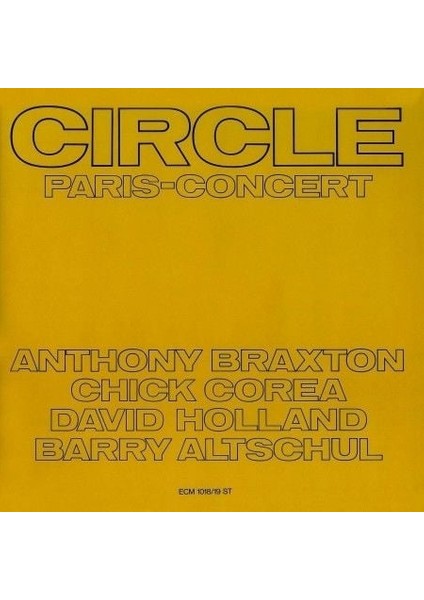 Circle Paris – Concert Double LP Plak