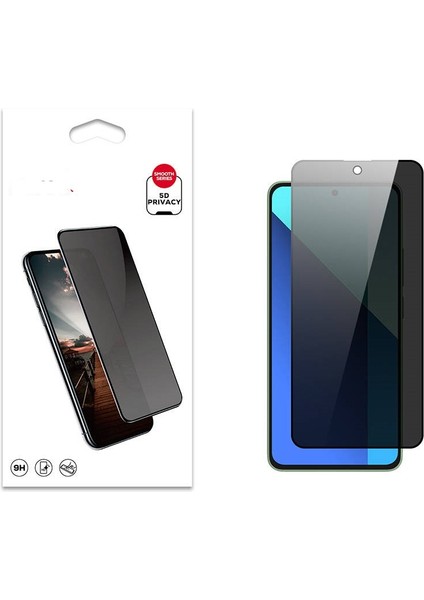 Xiaomi Redmi Note 13 4g New 5d Privacy Temperli Ekran Koruyucu
