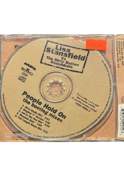 Lisa Stansfield Vs The Dirty Rotten Scoundrels Peeople Hold On The Bootleg Mixes Maxi Single CD