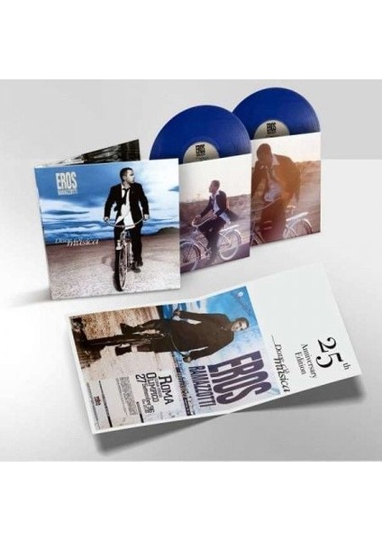 Eros Ramazzotti – Dove C'è Musica (Limited Edition - Blue Vinyl) Double LP Plak