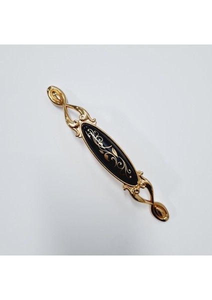 Miray 128 mm Metal Gold Siyah Desenli / 5 Adet