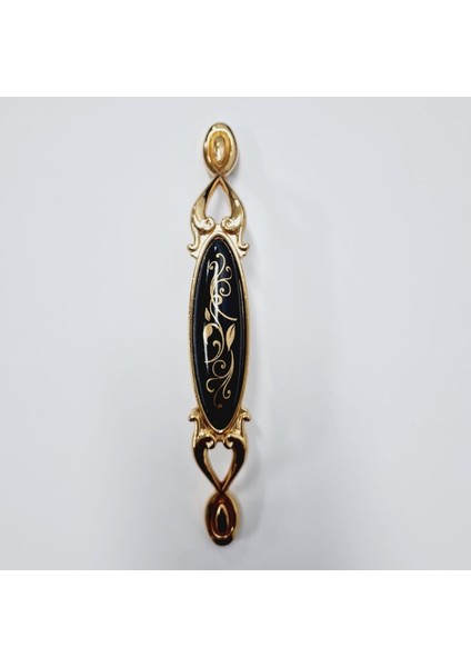 Miray 128 mm Metal Gold Siyah Desenli / 5 Adet indirimleri