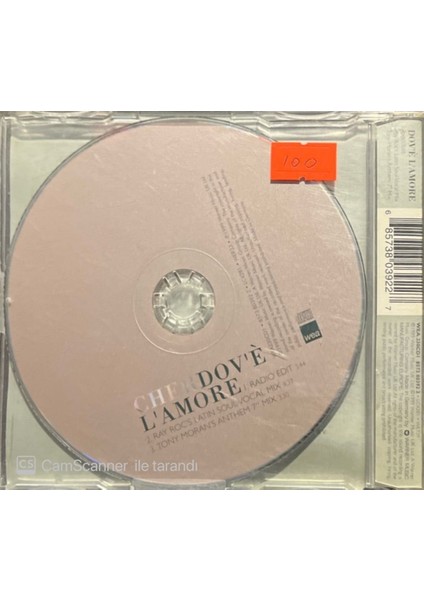 Cher Dov'e L'amore Maxi Single CD