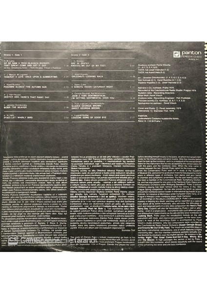 Zdenek Pulec LP Plak