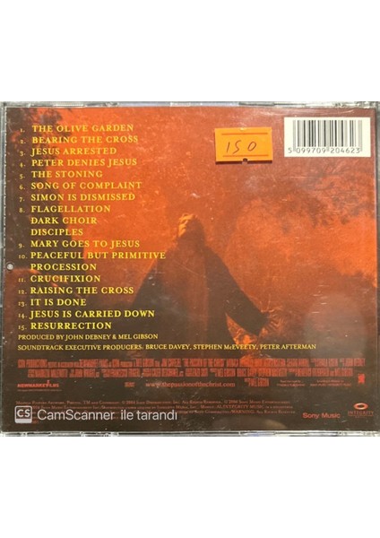 The Passion of the Christ Soundtrack CD