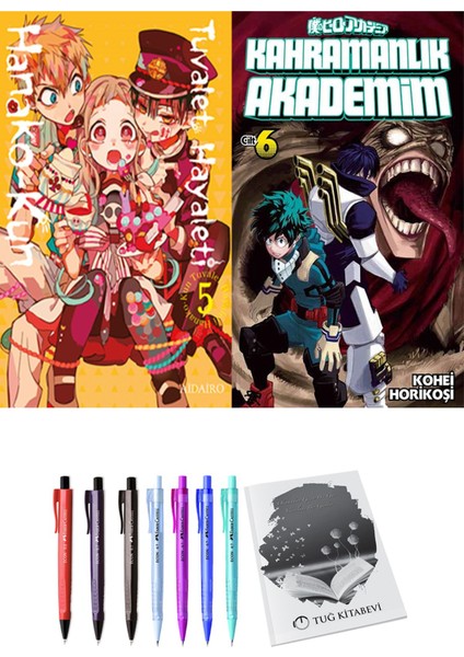 Hanako-Kun Tuvalet Hayaleti 5 ve Kahramanlık Akademim 6 2li Set