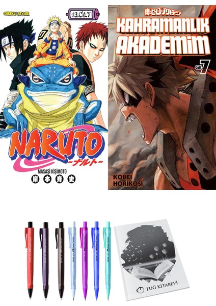 Naruto 13 ve Kahramanlık Akademim 7 2li Set