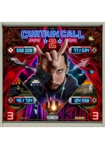 Eminem – Curtain Call 2 Double LP Plak