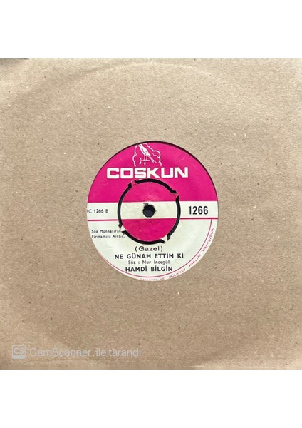 Hamdi Bilgin - Ne Günah Ettim ki 45'lik Plak