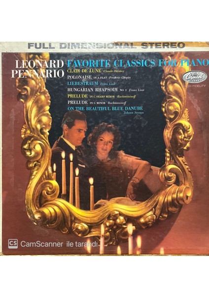 101 Strings A World Of Romance LP Plak
