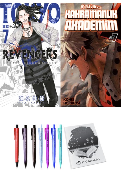 Tokyo Revengers 7 ve Kahramanlık Akademim 7 2li Set