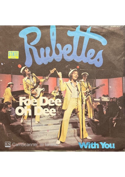 Rubettes With You 45'lik Plak