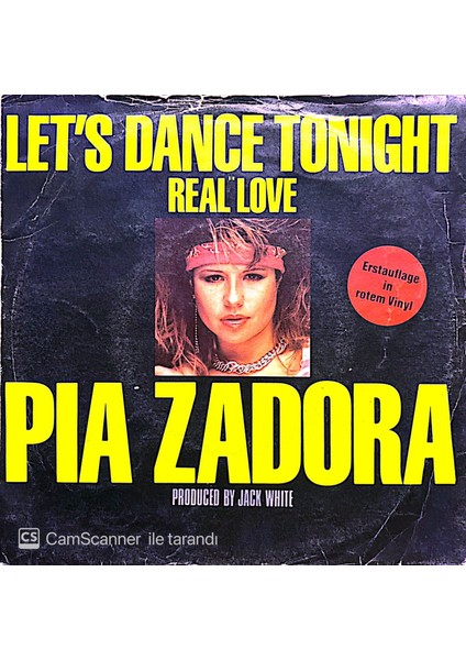 Pia Zadora Let's Dance Tonight 45'lik Plak