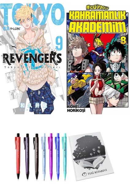 Tokyo Revengers 9 ve Kahramanlık Akademim 8 2li Set