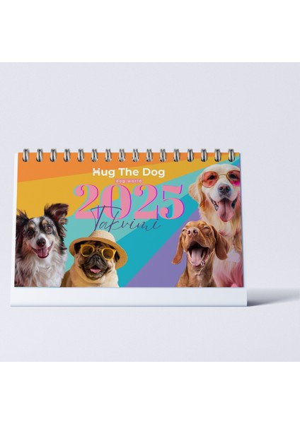 Eğlenceli Köpekler 2025 Masa Takvimi