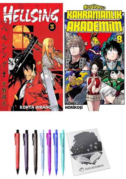Hellsing 3 ve Kahramanlık Akademim 8 2li Set