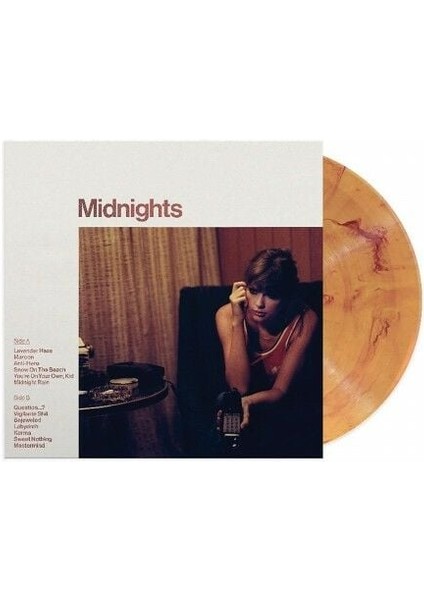 Taylor Swift – Midnights Limited Edition - Blood Moon Marbled Vinyl LP Plak